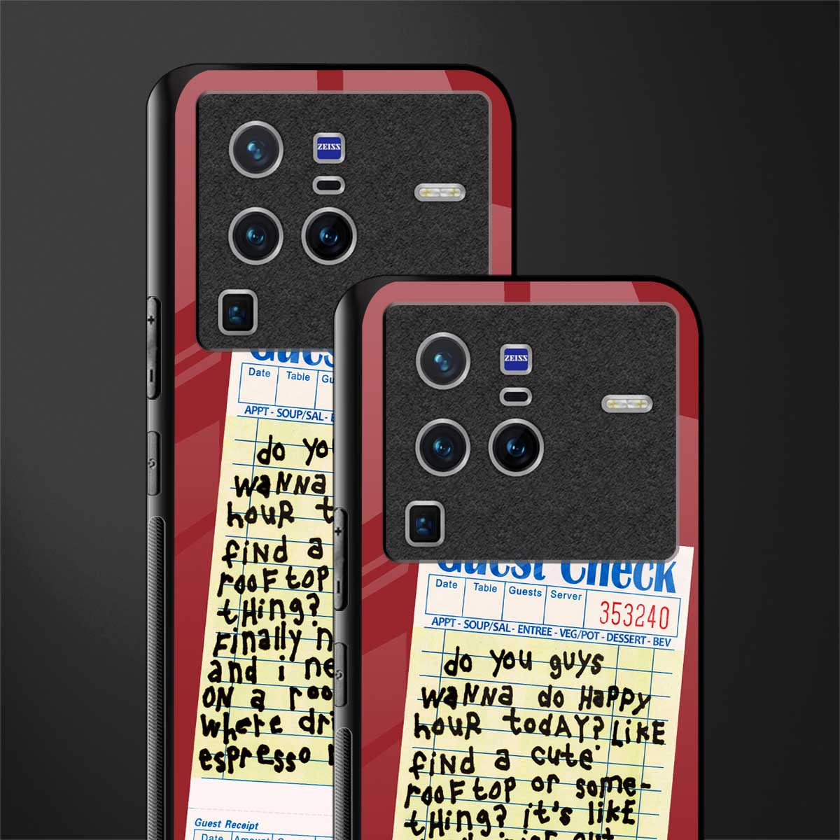 happy hour glass case for vivo x80 pro 5g image-2