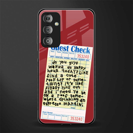 happy hour back phone cover | glass case for samsung galaxy f23 5g