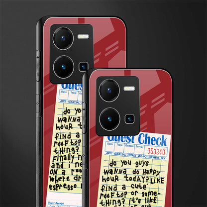 happy hour back phone cover | glass case for vivo y35 4g