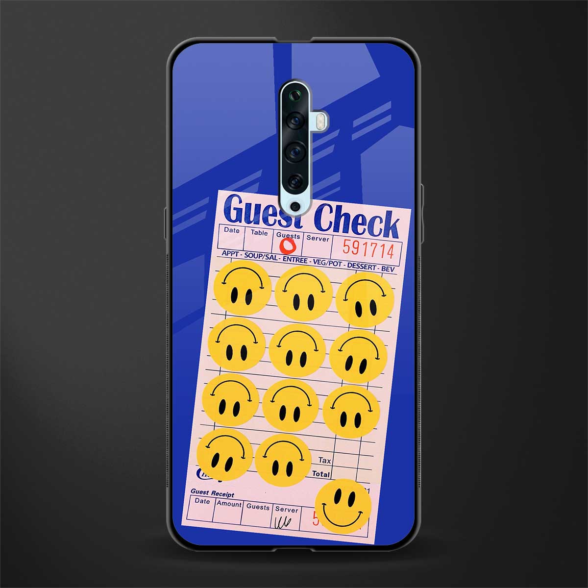 happy meals glass case for oppo reno 2z image