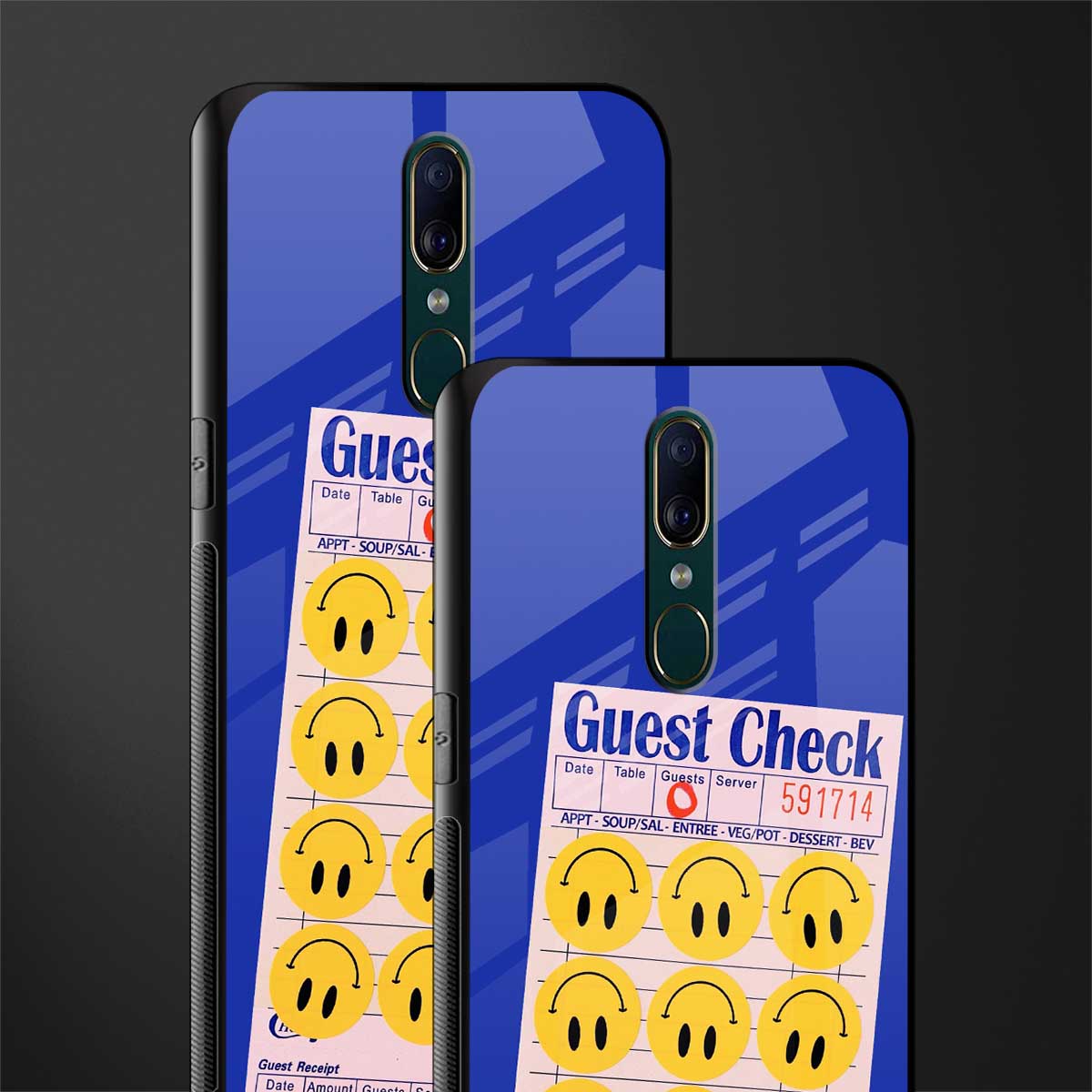 happy meals glass case for oppo f11 image-2