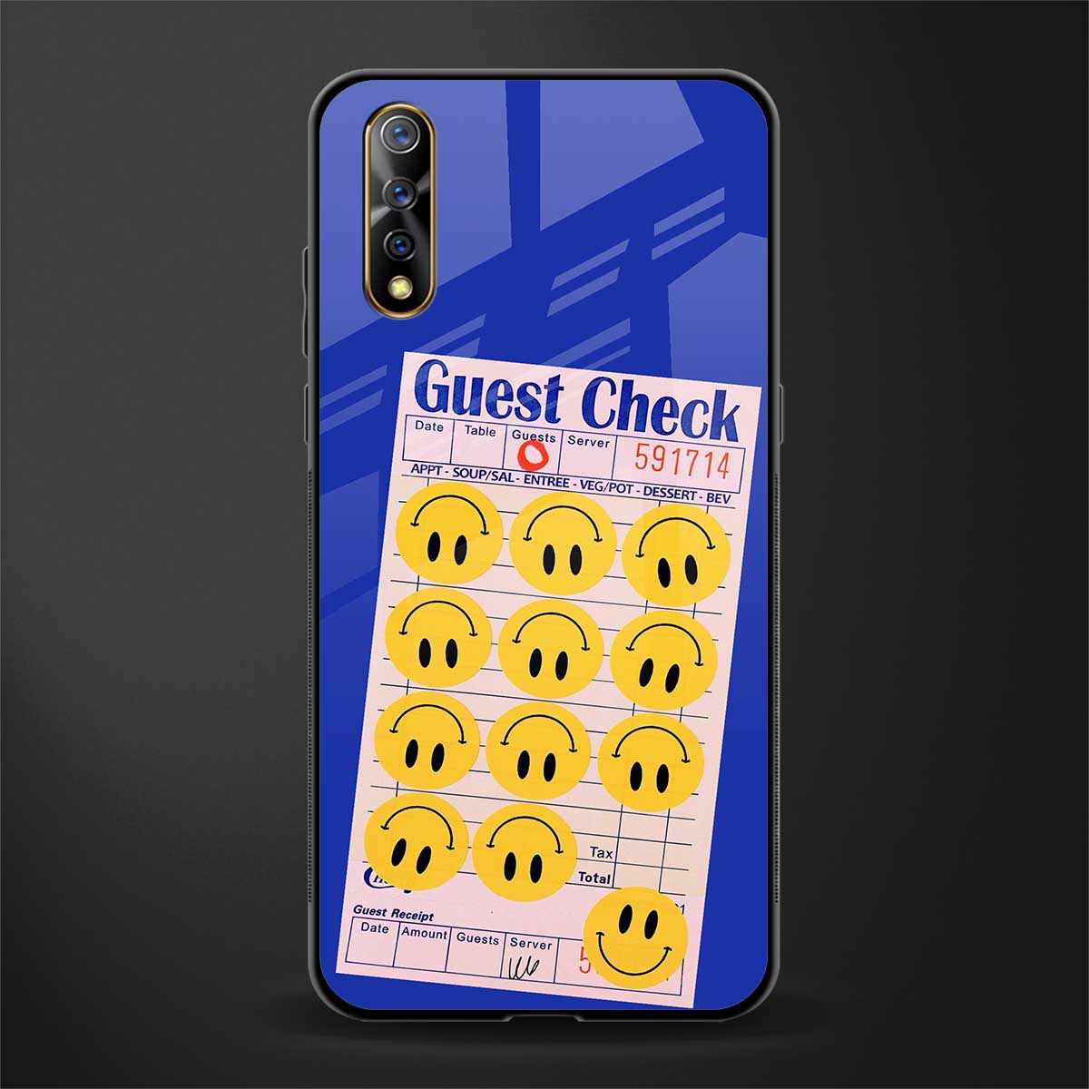 happy meals glass case for vivo z1x image