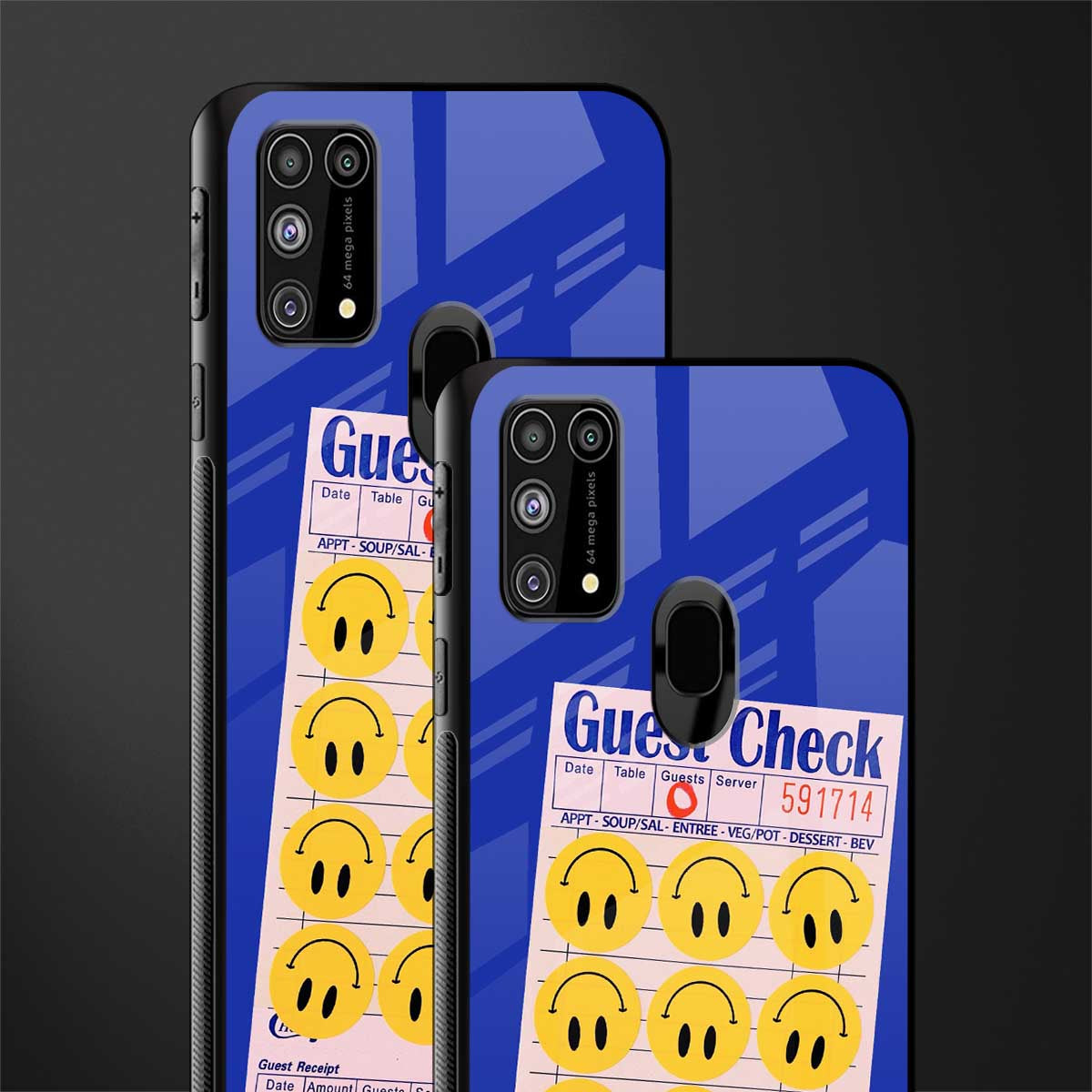 happy meals glass case for samsung galaxy m31 prime edition image-2