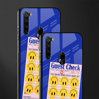 happy meals glass case for redmi note 8 image-2