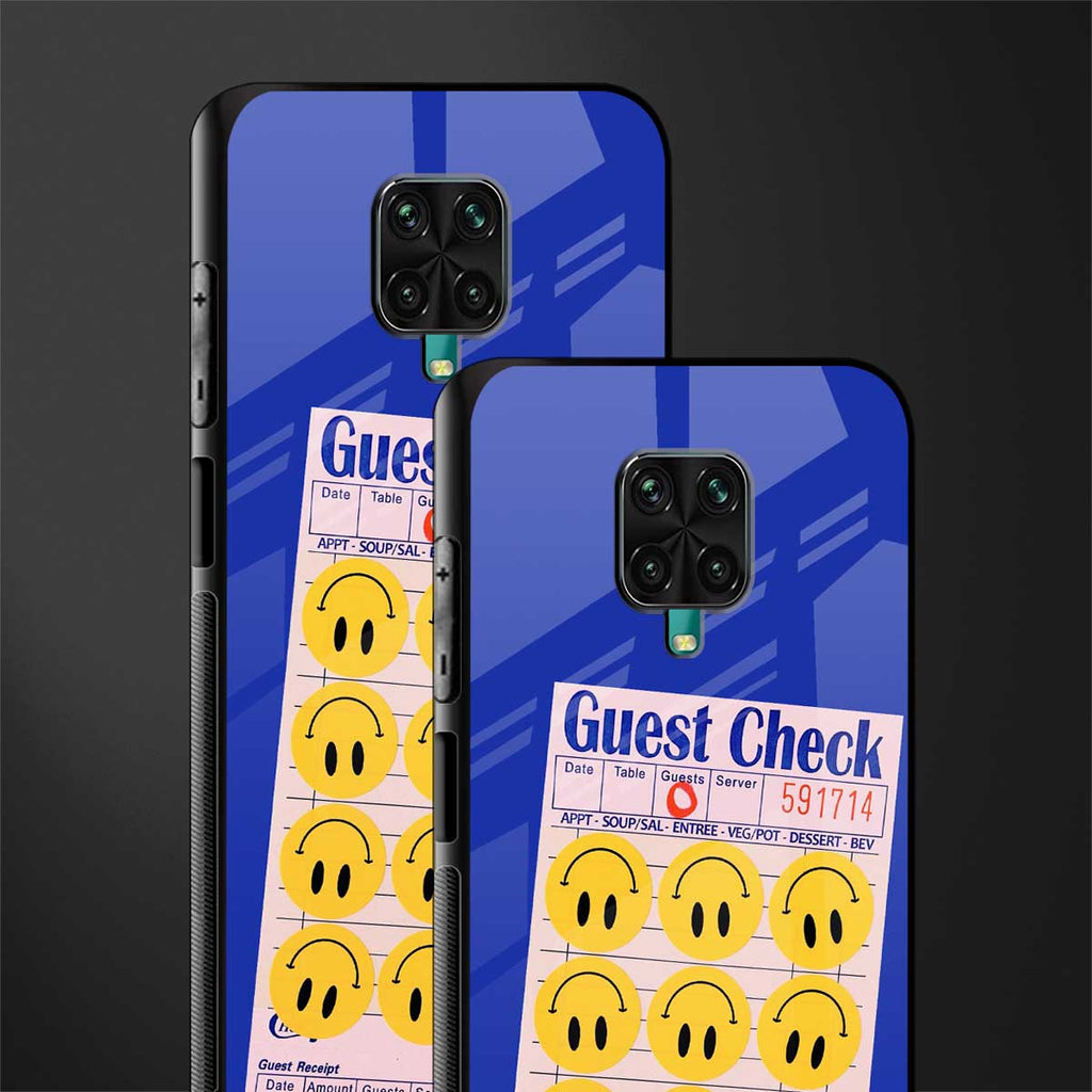 happy meals glass case for redmi note 9 pro image-2
