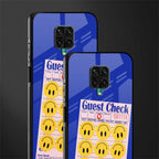 happy meals glass case for redmi note 9 pro image-2