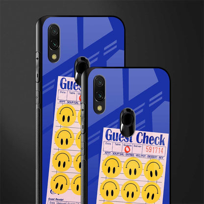 happy meals glass case for redmi note 7 image-2