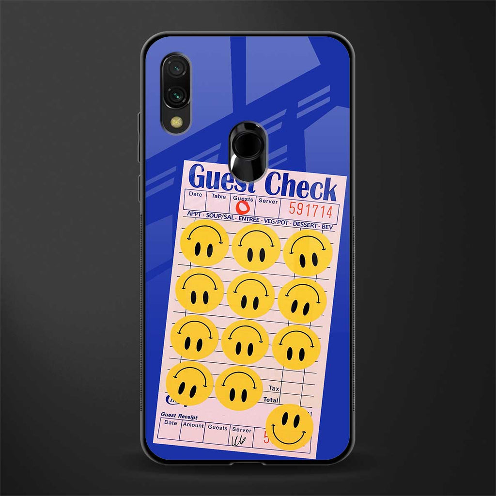 happy meals glass case for redmi 7redmi y3 image