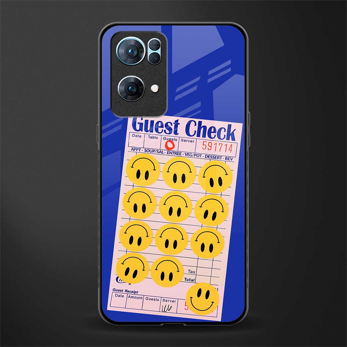 happy meals glass case for oppo reno7 pro 5g image