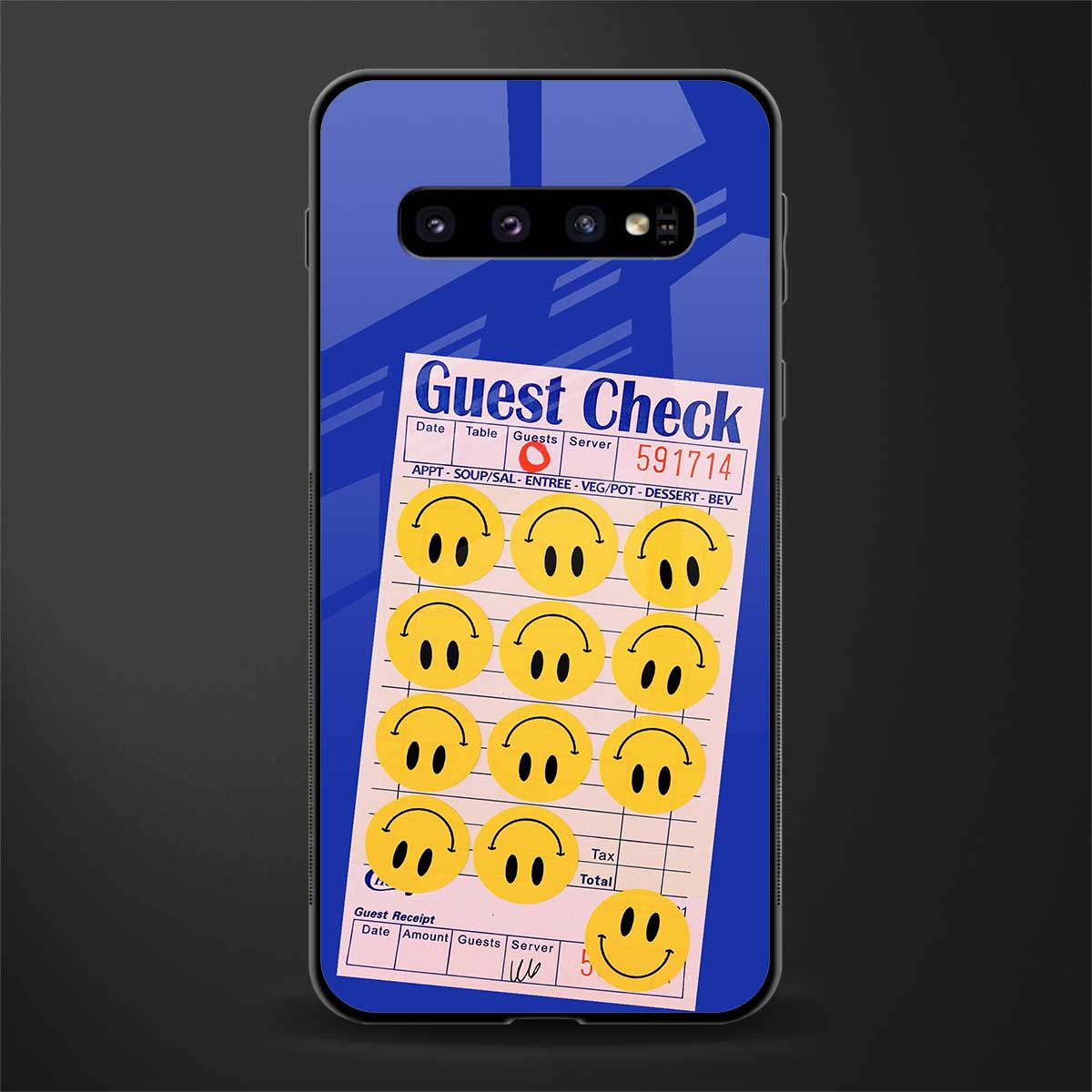 happy meals glass case for samsung galaxy s10 image