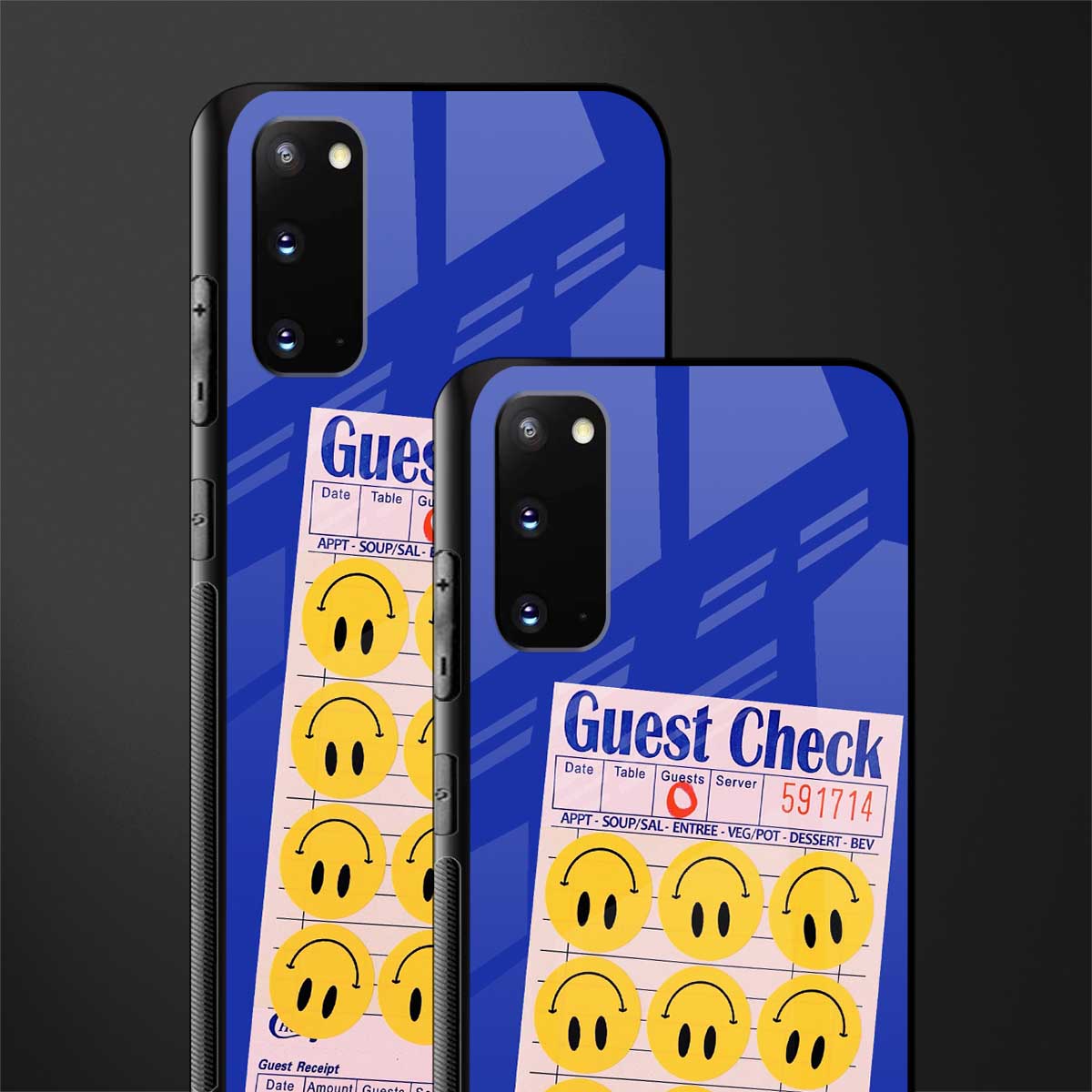 happy meals glass case for samsung galaxy s20 image-2