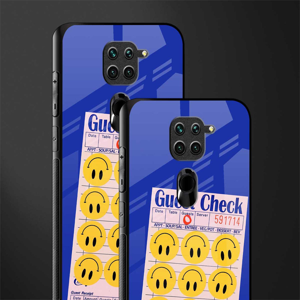 happy meals glass case for redmi note 9 image-2