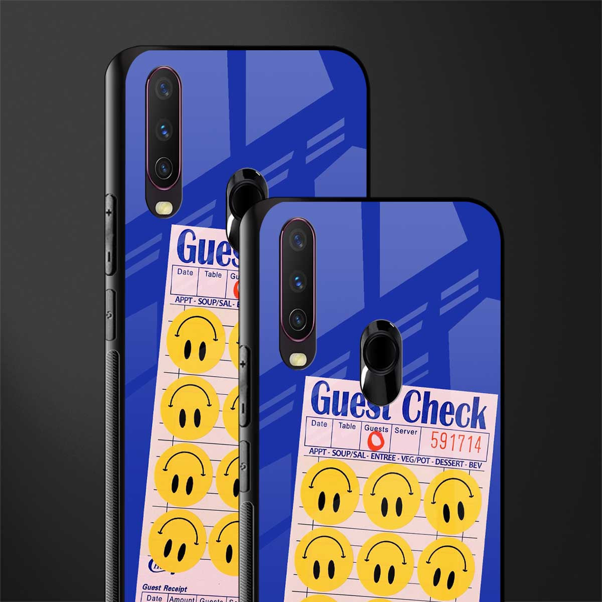 happy meals glass case for vivo y15 image-2