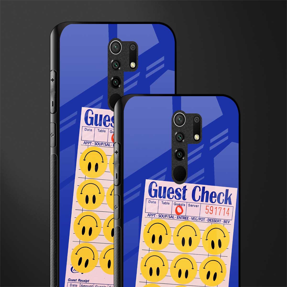 happy meals glass case for poco m2 image-2