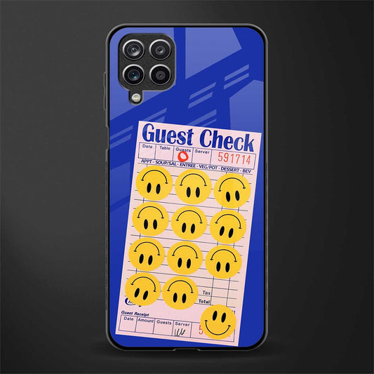 happy meals glass case for samsung galaxy f12 image