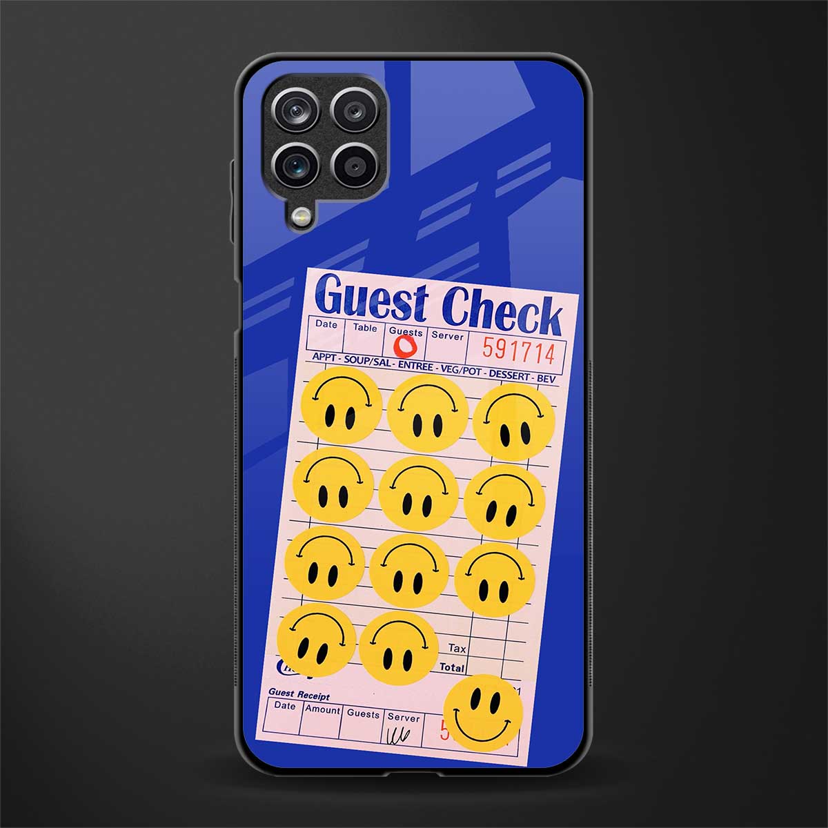 happy meals glass case for samsung galaxy m12 image