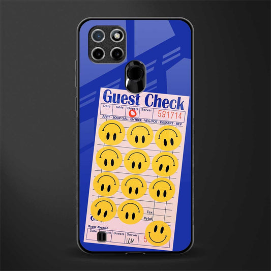 happy meals glass case for realme c21 image