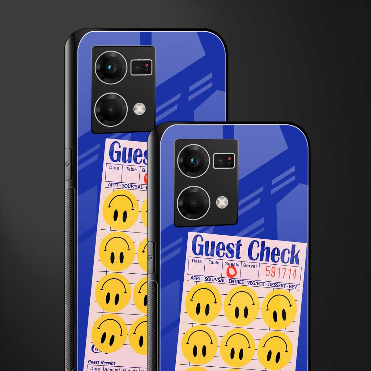 happy meals back phone cover | glass case for oppo f21 pro 4g