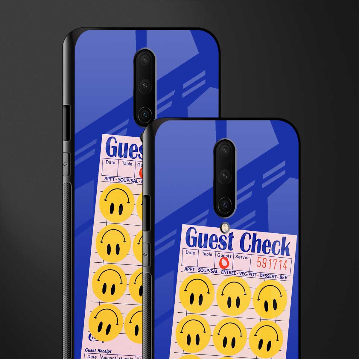 happy meals glass case for oneplus 7 pro image-2