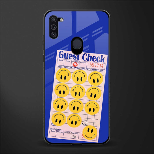 happy meals glass case for samsung galaxy m11 image