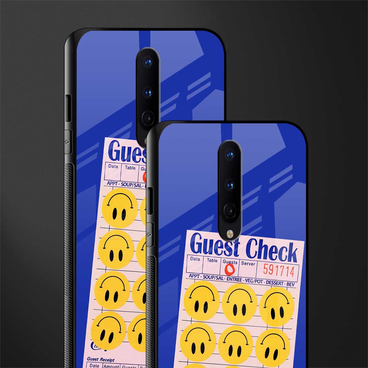 happy meals glass case for oneplus 8 image-2