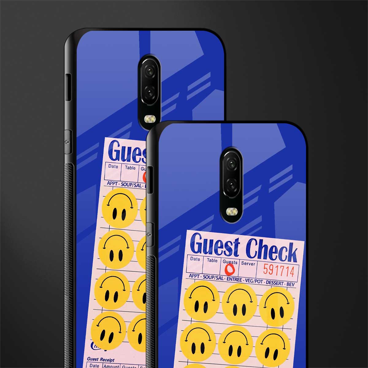 happy meals glass case for oneplus 6t image-2