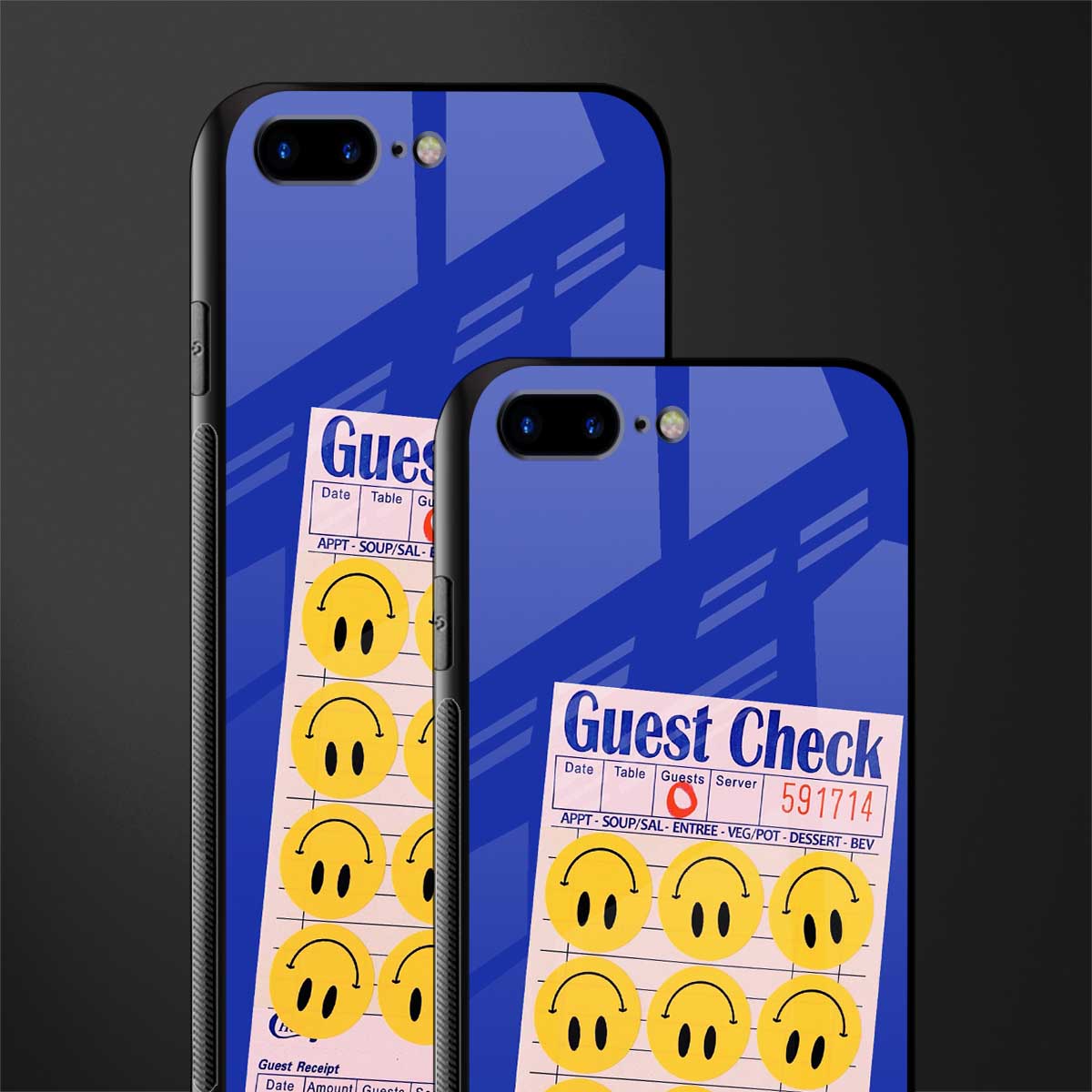 happy meals glass case for iphone 8 plus image-2