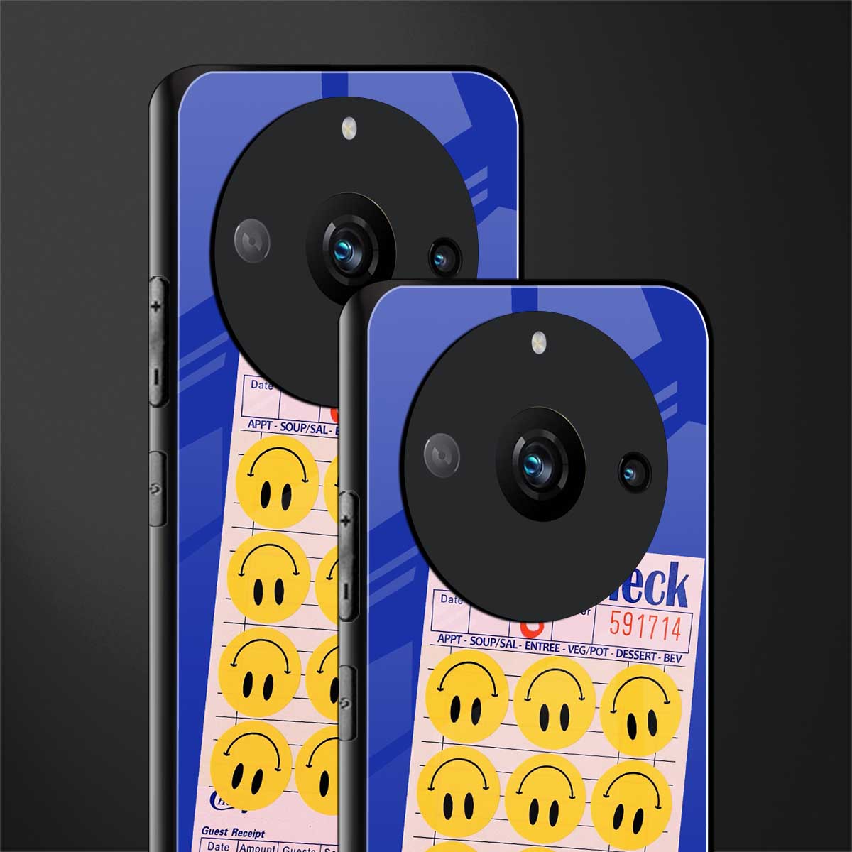 happy meals back phone cover | glass case for realme 11 pro 5g