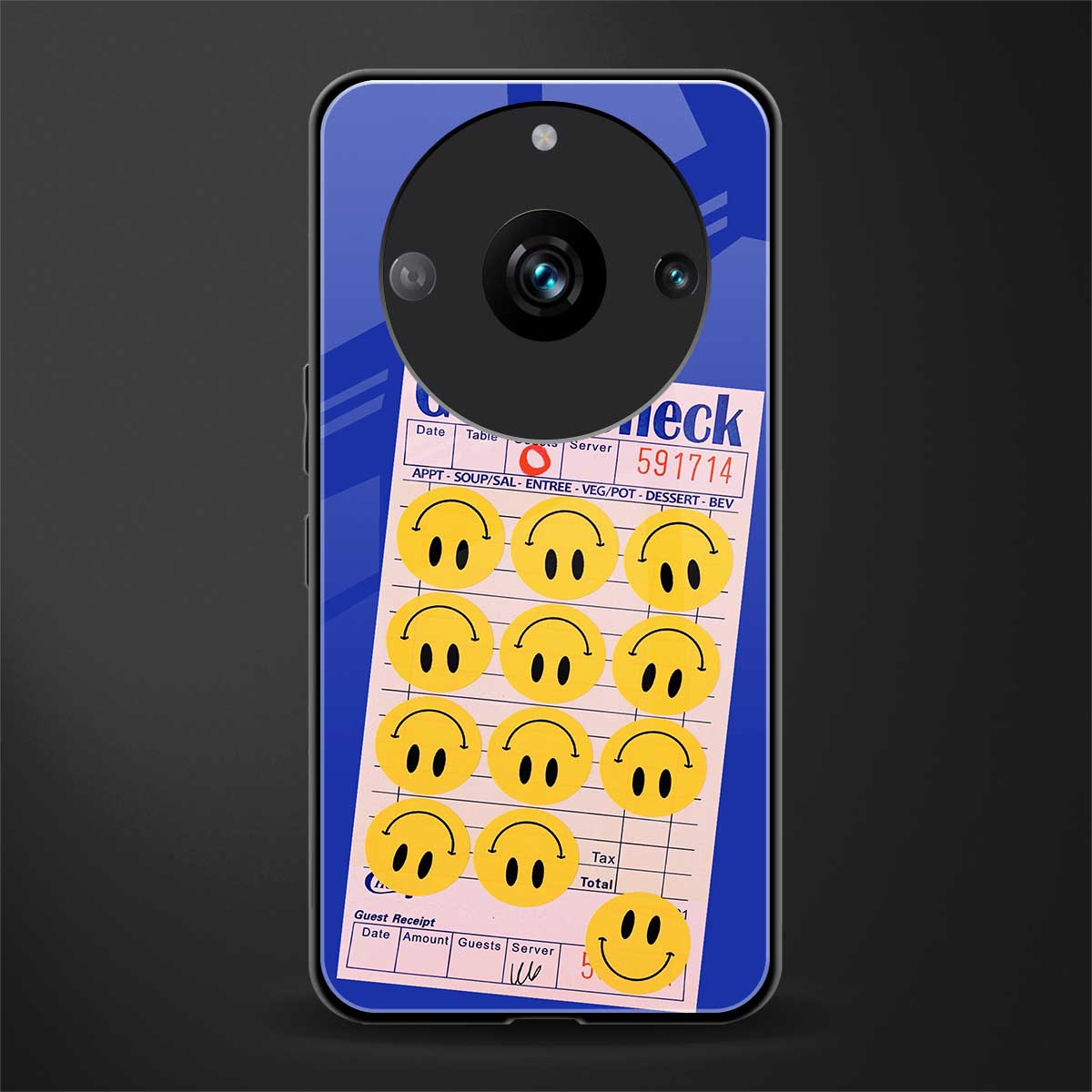 happy meals back phone cover | glass case for realme 11 pro 5g