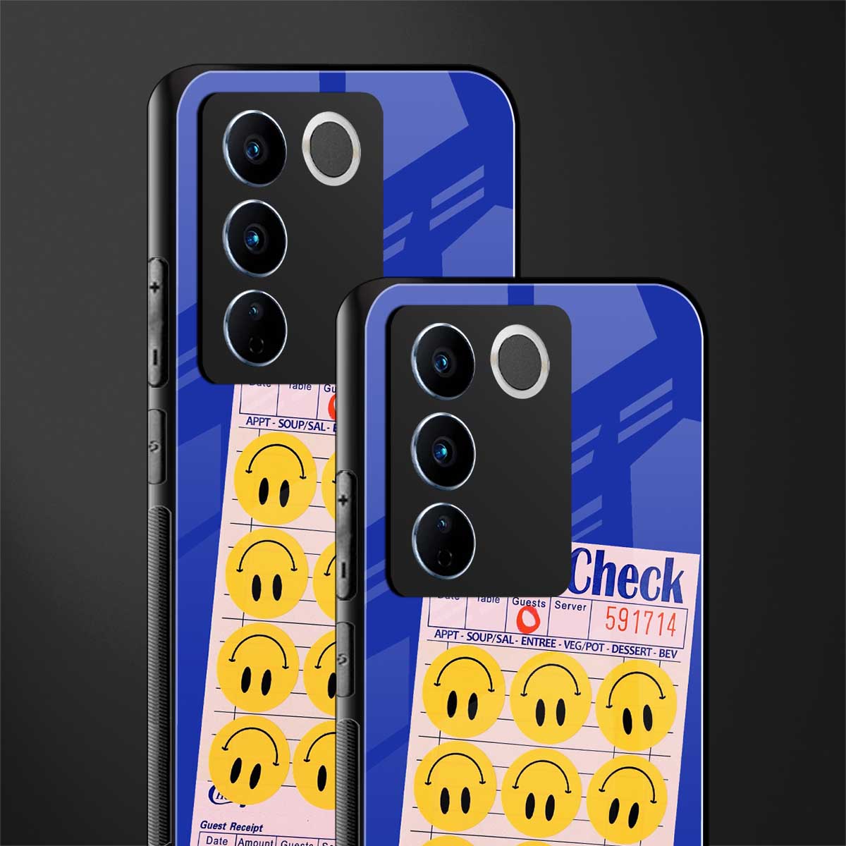 happy meals back phone cover | glass case for vivo v27 pro 5g