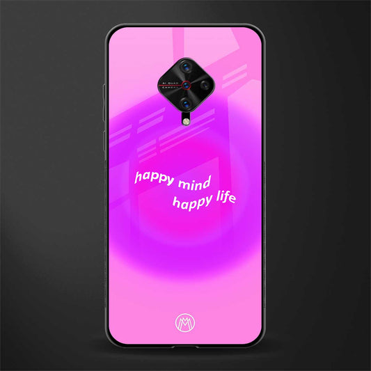 happy mind glass case for vivo s1 pro image