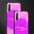 happy mind glass case for vivo z1x image-2