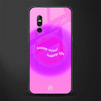 happy mind glass case for vivo v15 pro image