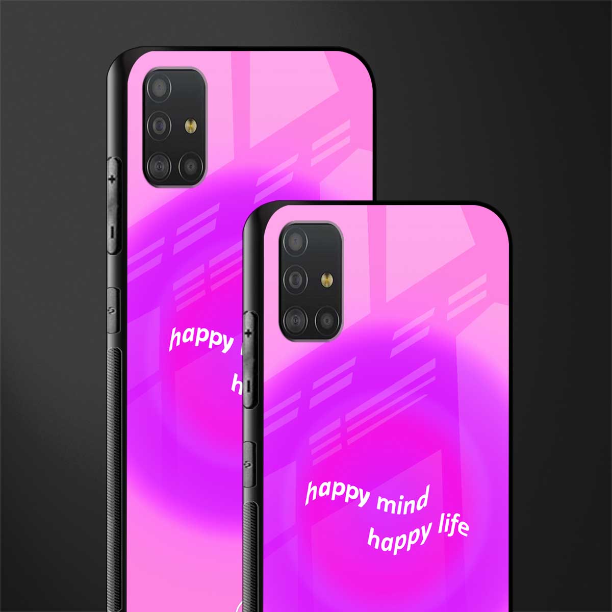 happy mind glass case for samsung galaxy a51 image-2