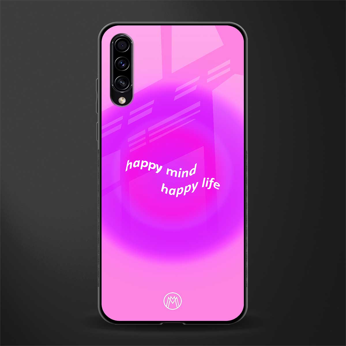 happy mind glass case for samsung galaxy a50 image