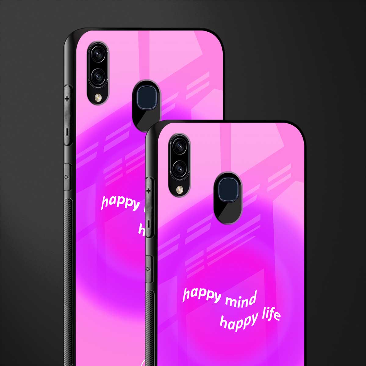 happy mind glass case for samsung galaxy a20 image-2