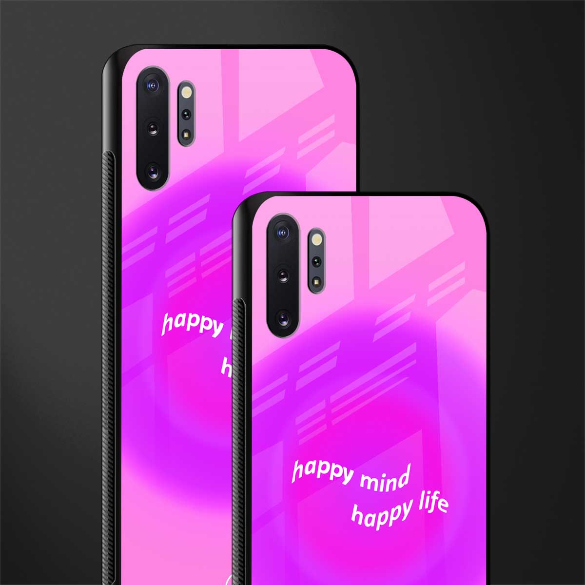 happy mind glass case for samsung galaxy note 10 plus image-2