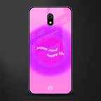 happy mind glass case for redmi 8a image