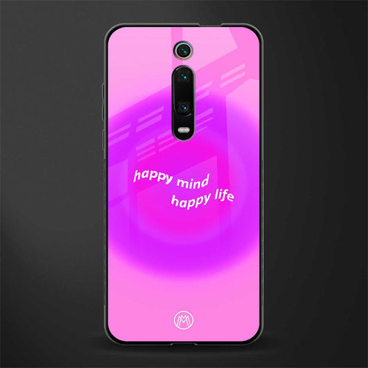 happy mind glass case for redmi k20 image