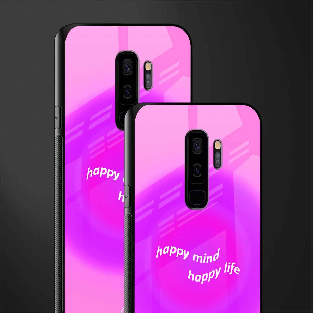 happy mind glass case for samsung galaxy s9 plus image-2