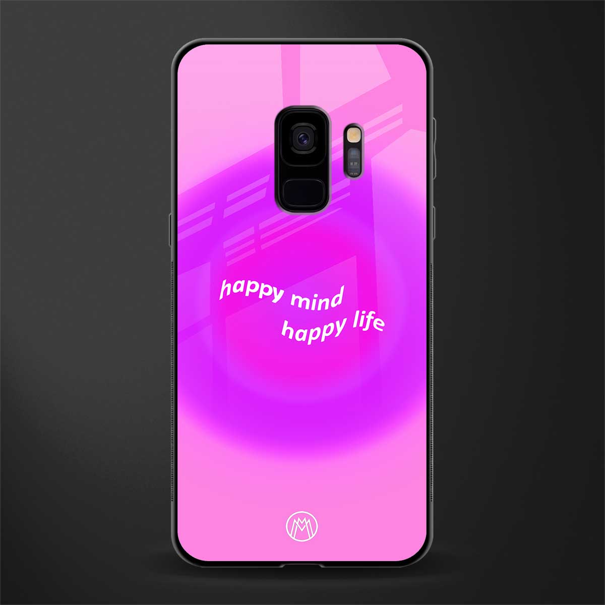 happy mind glass case for samsung galaxy s9 image
