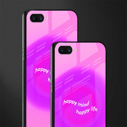 happy mind glass case for oppo a3s image-2