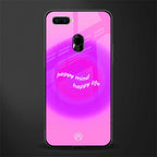 happy mind glass case for oppo a7 image