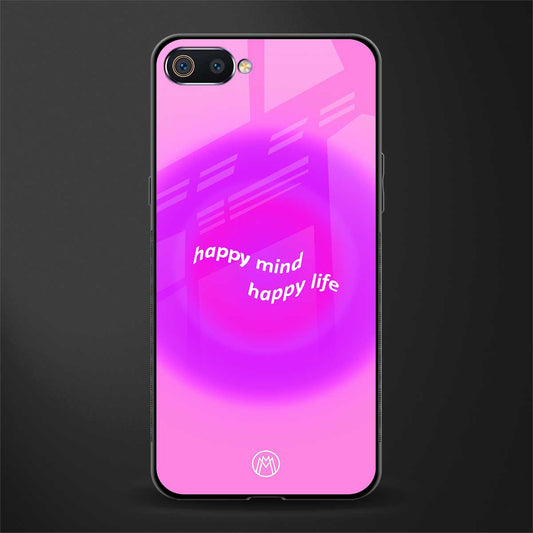 happy mind glass case for oppo a1k image