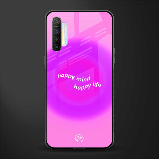happy mind glass case for realme xt image