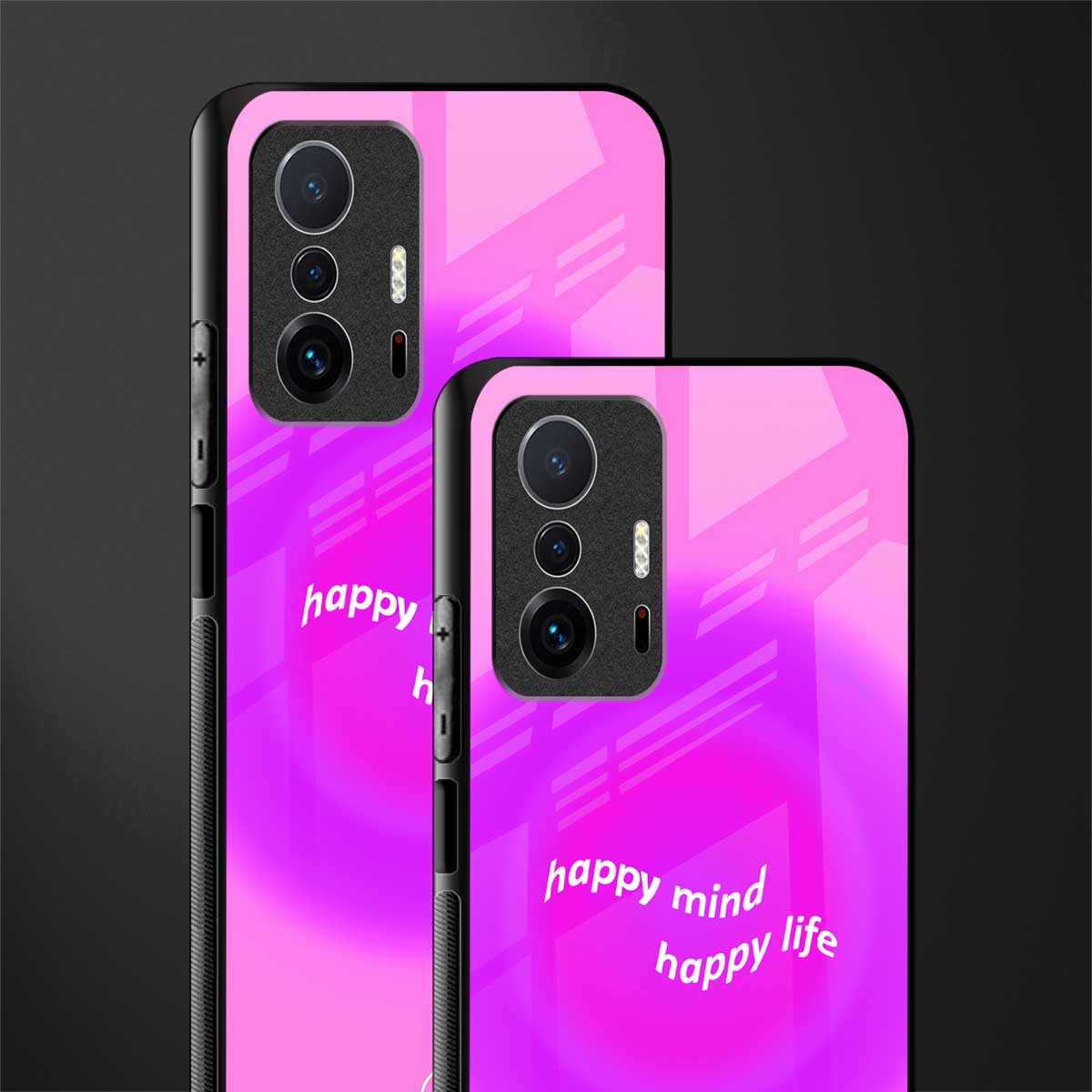 happy mind glass case for mi 11t pro 5g image-2