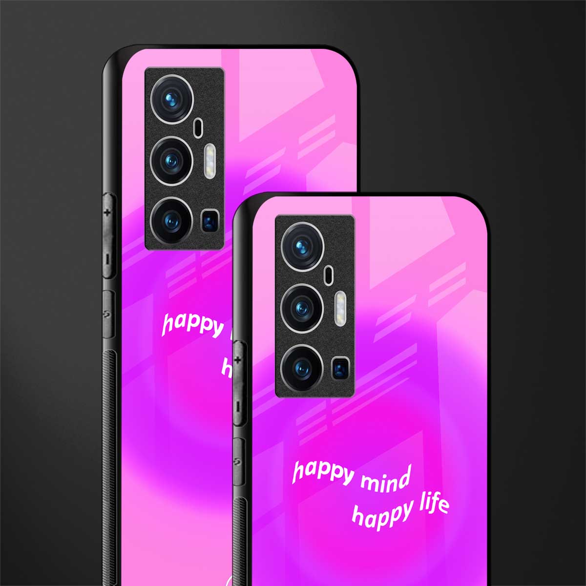 happy mind glass case for vivo x70 pro plus image-2