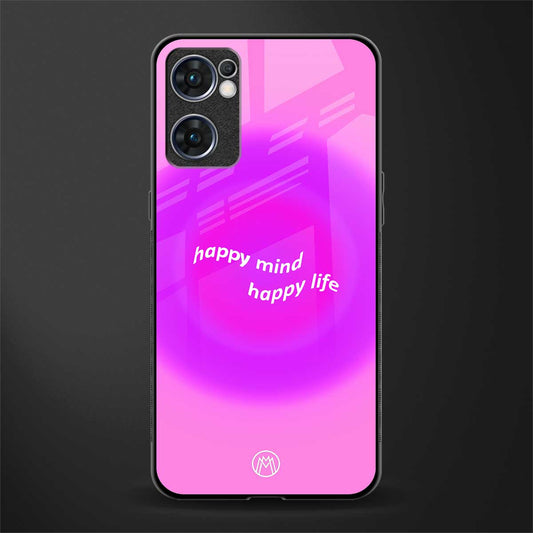 happy mind glass case for oppo reno7 5g image