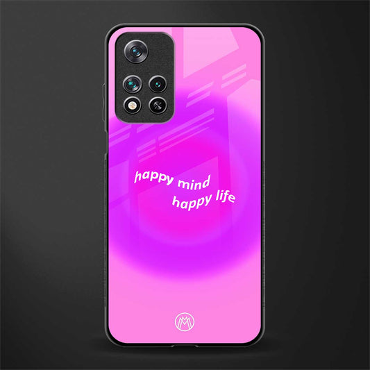happy mind glass case for xiaomi 11i 5g image