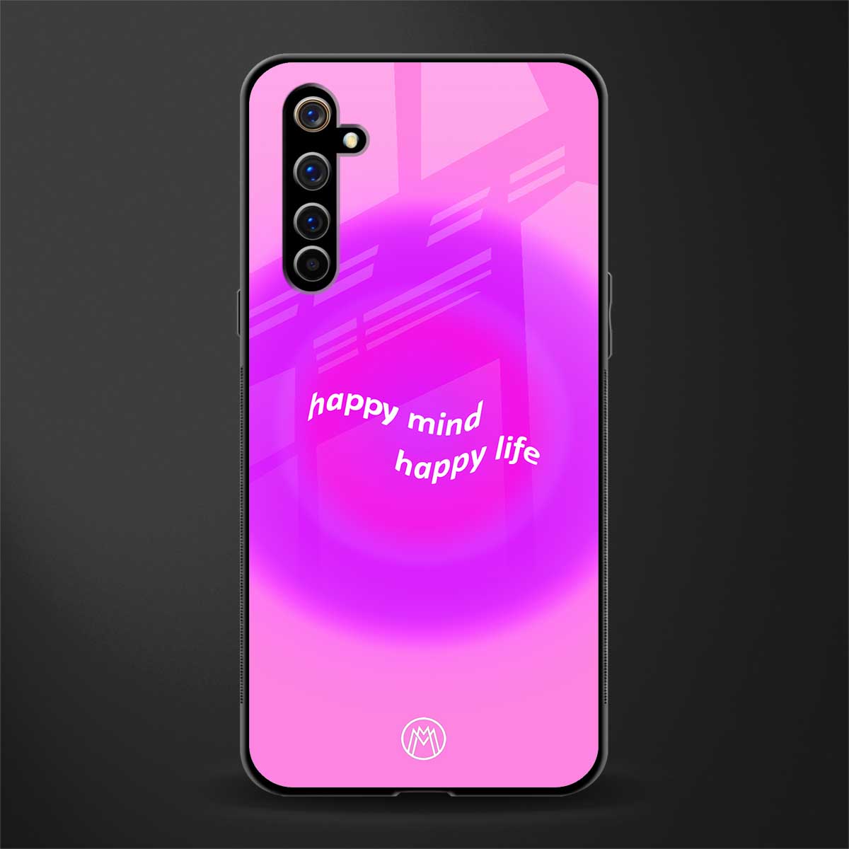 happy mind glass case for realme x50 pro image